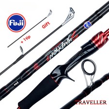 Traveller Spinning Casting Fuji Lure Mini Rock Fishing Rod Carbon Baitcasting