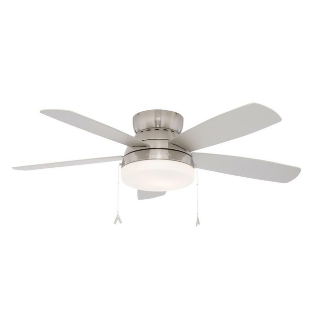 Monte Carlo 5tv52bsd Traverse 52 In Brushed Steel Silver Ceiling