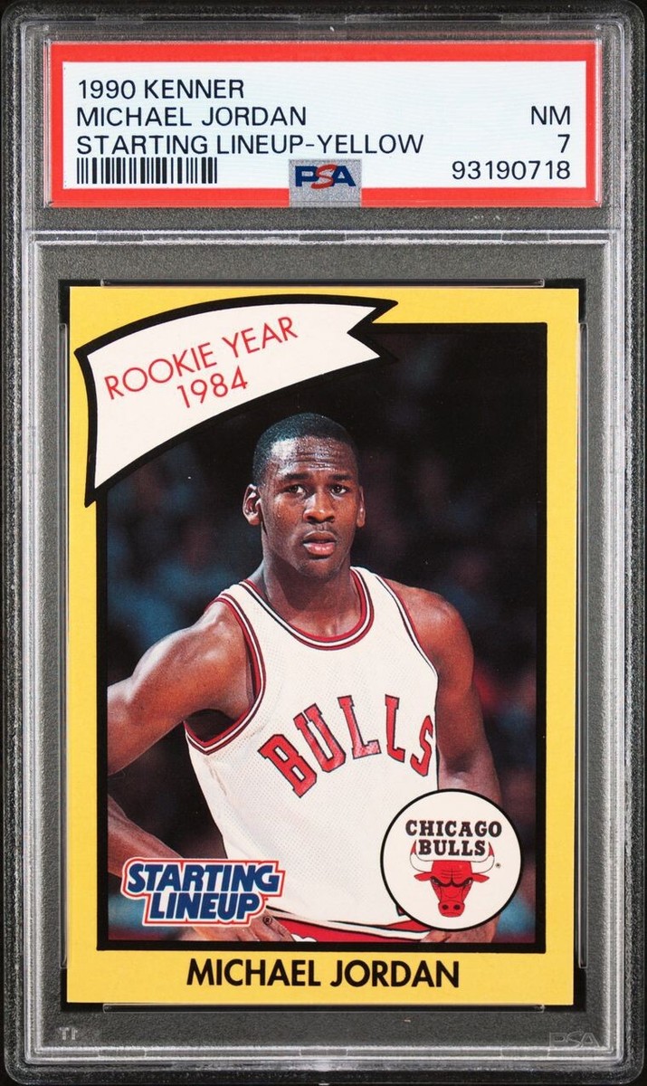 1990 Kenner Starting Lineup Michael Jordan Yellow 