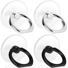 Cell Phone Ring Holder, Transparent 360 Rotation Finger Ring for Phone, Cle