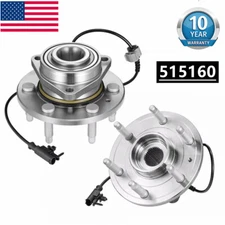 2PCS 4WD 515160 Wheel Bearing and Hubs For Chevy Silverado Tahoe GMC Sierra 1500