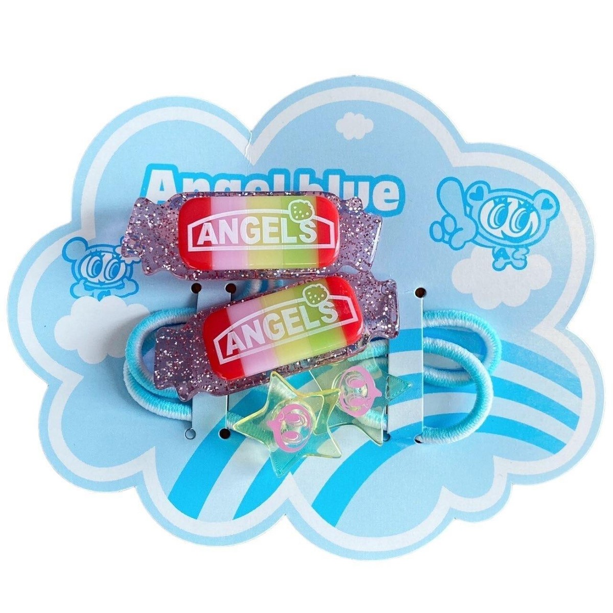 Y2K 2000s Deadstock New Japan Angel Blue Hairbands Set | eBay Y2K 2000s Deadstock New Japan Angel Blue Hairbands Set | eBay