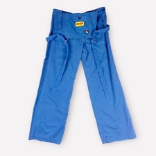 AYOR At Your Own Risk Vintage Blue Cotton Fold Down Overall Pants