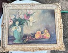 MAY TRIFELD Original   Oil Painting 1952 15 1" X 11" — photo 1