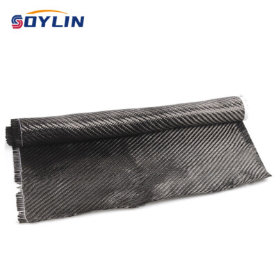 12'' x 5FT Twill Weave Black Carbon Fiber Fabric Cloth Resin 3K (12'' x 59'')