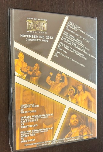 ROH Ring Of Honor Wrestling -- Golden Dream 2013 DVD -- Kevin Steen -- SEALED - Picture 2 of 2