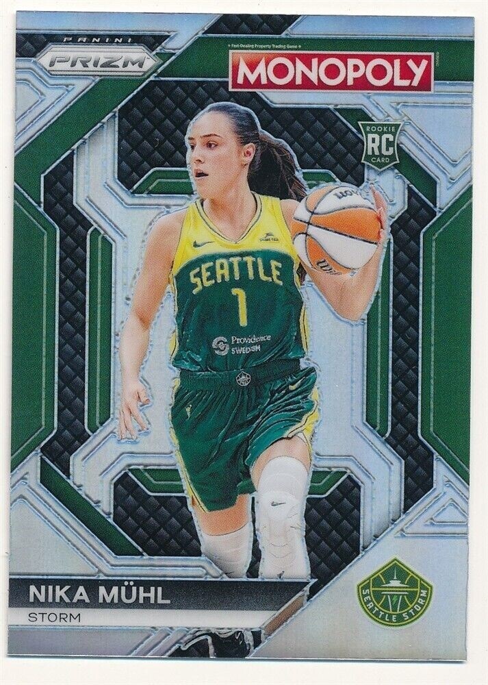 NIKA MUHL 2024 PANINI PRIZM MONOPOLY WNBA INSERT #26 SILVER PRIZMS MINT SP