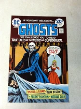 GHOSTS #26 comic ART original cover proof 1974 SKELETON DOCTOR HORROR Cardy