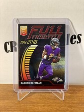Rashod Bateman 2023 Donruss Elite Full Throttle Red & Orange /75 & /99 #FT-RB 