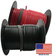  2 16 Gauge Wire 100 FT Red  Black Primary AWG Automotive Stranded Copper USA