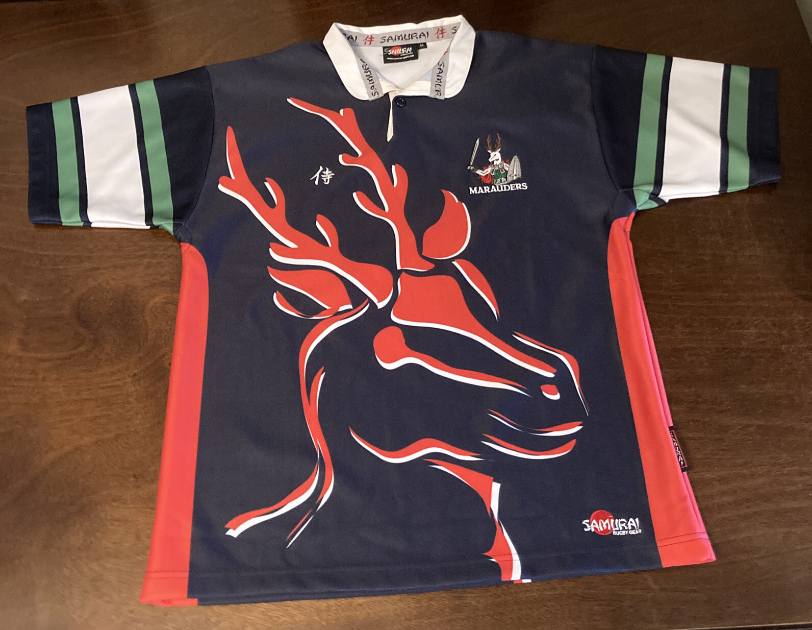 SAMURAI RUGBY GEAR MARAUDERS JERSEY SIZE MEDIUM Gem