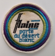Flaine France Patch Vtg 1970s 80s Snow Ski Rare Logo Grand Massif Alps 