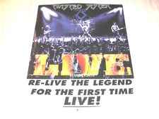 Twisted Sister "Live At Hammersmith" Promo Poster (19" wide x 25" tall),1994