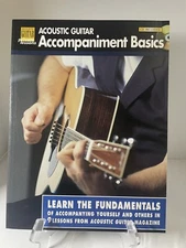 ACOUSTIC GUITAR ACCOMPANIMENT BASICS Learn The Fundamentals With CD, Songbook
