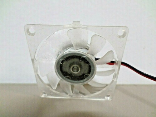 T&T 4008M12B ND2 Clear 2 Wire / 2 Pin Cooling Fan 40mm x 40mm x 9mm - Picture 2 of 6