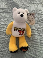 MARYLAND State Quarter Coin Bear - 7th State. Plush 8" Limited Treasures. 2001