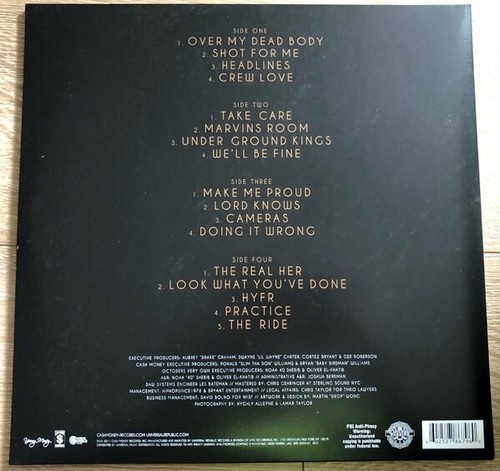 NEW DRAKE - TAKE CARE Vinyl LP Cash Money B0016280-01 (2011) - Picture 2 of 6