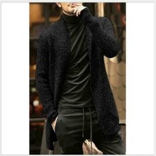 Men's Autumn Occident Long Sleeve Knitting Sweaters Casual Cardigan Pocket Tops
