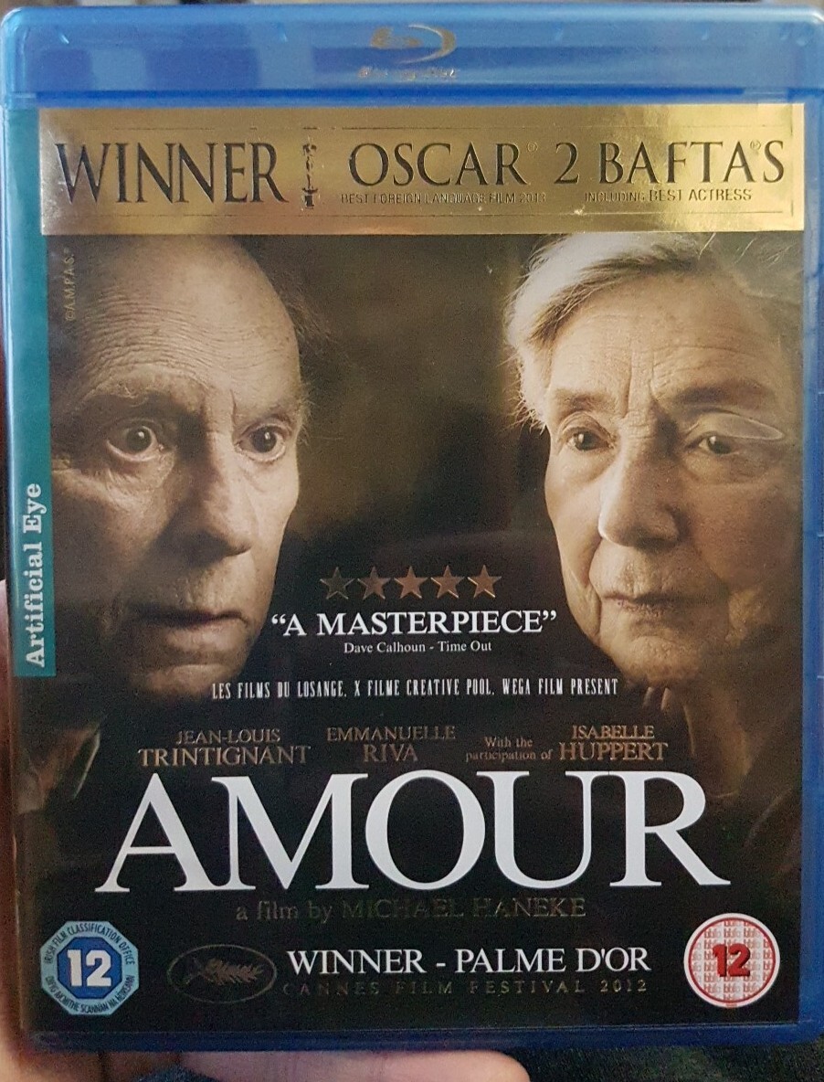 Amour (Blu-ray, 2013) In Excellent Condition Free P&P