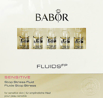 Babor Sensitive Stop Stress Fluid 7 Ampoules 1/16oz(2ml) Each Brand New
