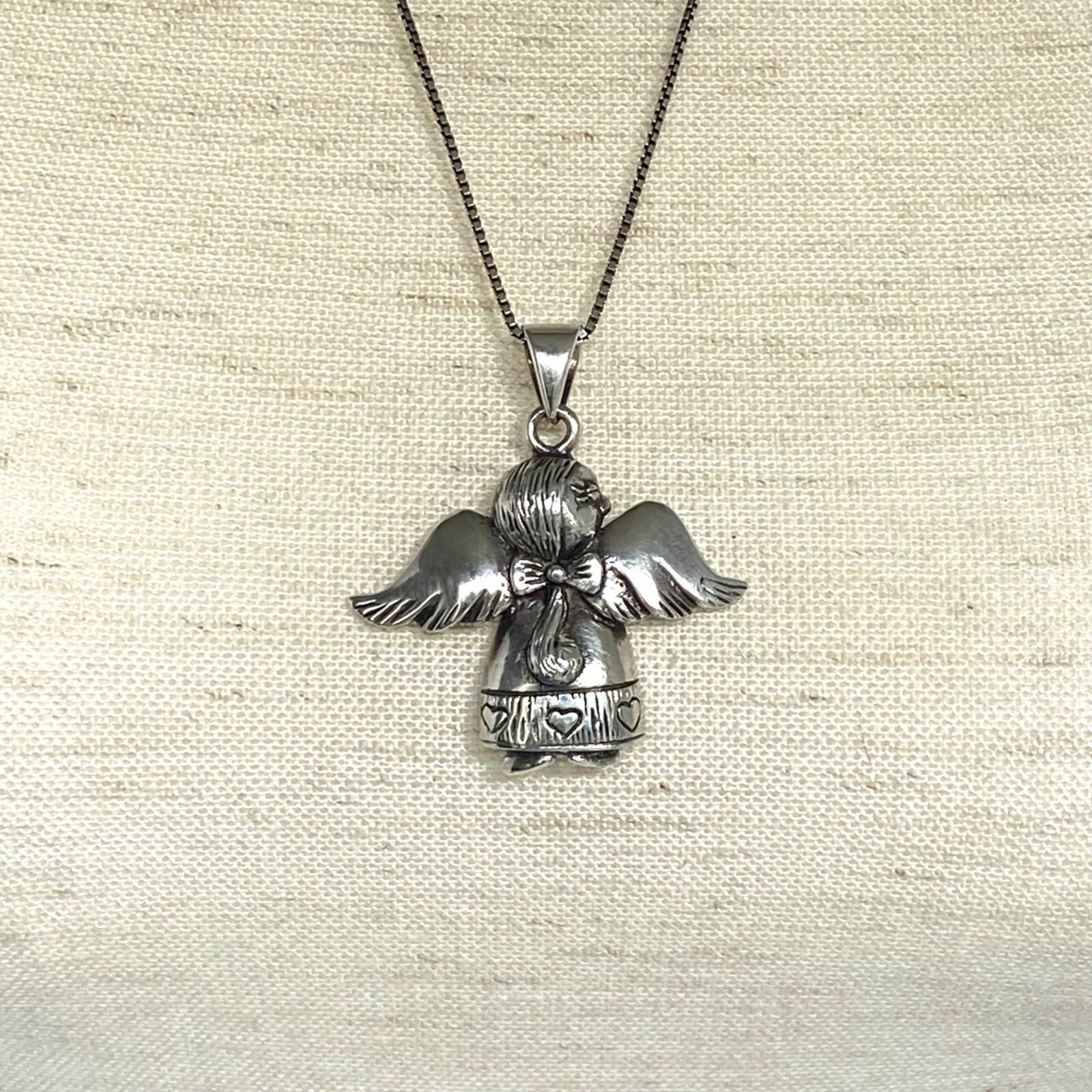 Solid Sterling Silver 925 Religious Figural Angel… - image 22