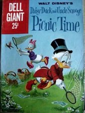 Daisy Duck and Uncle Scrooge PICNIC TIME No.33 1960 - DELL [G.146]