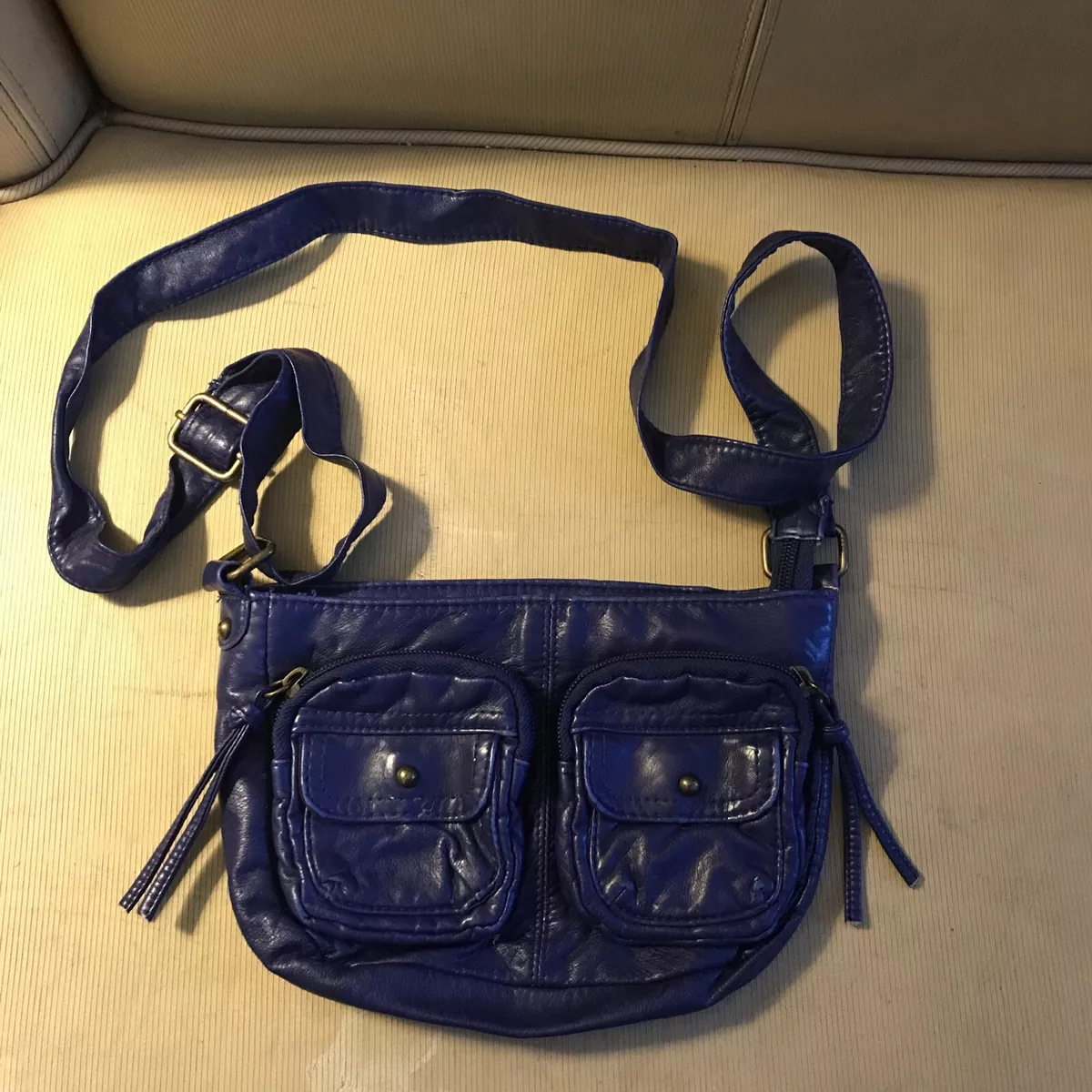 Mossimo Small Navy Blue Women s Purse Crossbody Strap Hand Bag w Zipper Pockets