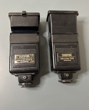 Sunpak Thyristor Flash Auto Zoom 333 And 344D - Untested - as is/for parts