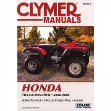 Honda TRX350 Rancher (2000-2006) Quad Manuale Riparazione Clymer