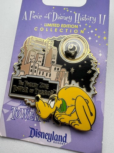 Pin DLR Pieza de Disney History II 2010 Twilight Zone Torre of Terror LE 2000 - Imagen 2 de 3