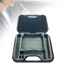 Microphone Case Portable Foam Case Mic Suitcase Stage Microphone Storage Box