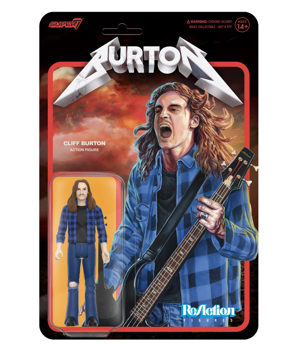 UNPUNCHED Super7 Cliff Burton Action Figure Metallica flannel | eBay