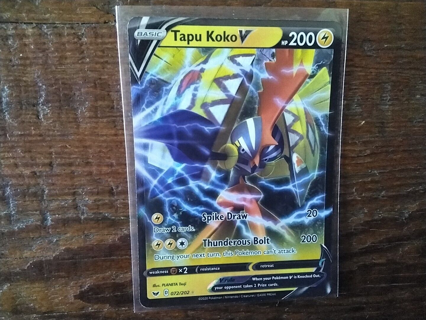 Tapu Koko GX SM33 ULTRA RARE Guardian Rising Card Pokemon TCG NM Holo 2017