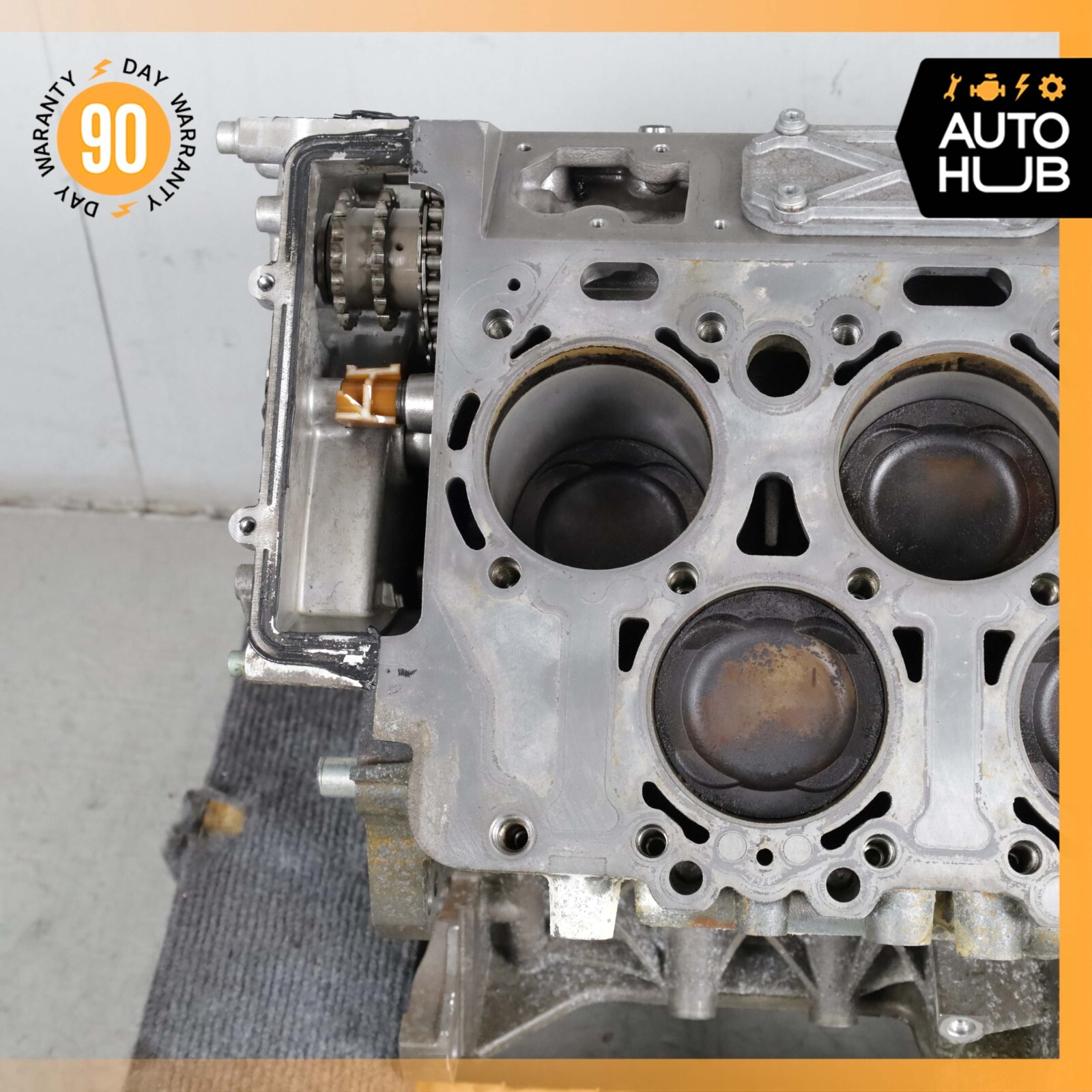 03-13 Bentley Continental GTC Flying Spur 6.0L Engine Motor Block OEM 52k