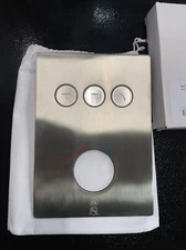 🔥 NEW SIGNATURE HARDWARE SHOWER TRIM PLATE ESCUTCHEON BRUSHED NICKEL