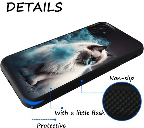 For Samsung S20 S21 S22 S23 Plus Ultra natural Birman Cat Dustproof Cover - Picture 9 of 25