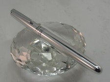 GENUINE LIBERTY CB-10BL CERAMIC ROLLER BALL PEN IN SILVER