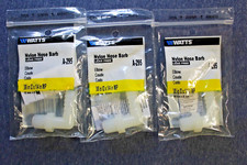 Qty 3 Watts A-295 3/8" ID x 1/4" MIP Nylon Tube Male Hose Barb Adapters