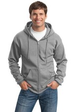 Port  Company Men's Tall Essential Fleece Full-Zip Hooded Sweatshirt. PC90ZHT