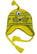 Sponge Bob Tassel Winter Knit Hat