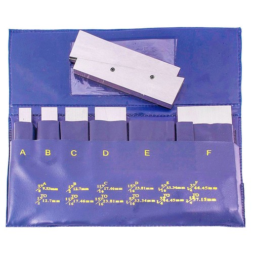HFS(R) 6 Pc 3/8" - 2-1/4" Adjustable Parallel Set Precision Parallel Measurement - Picture 2 of 6