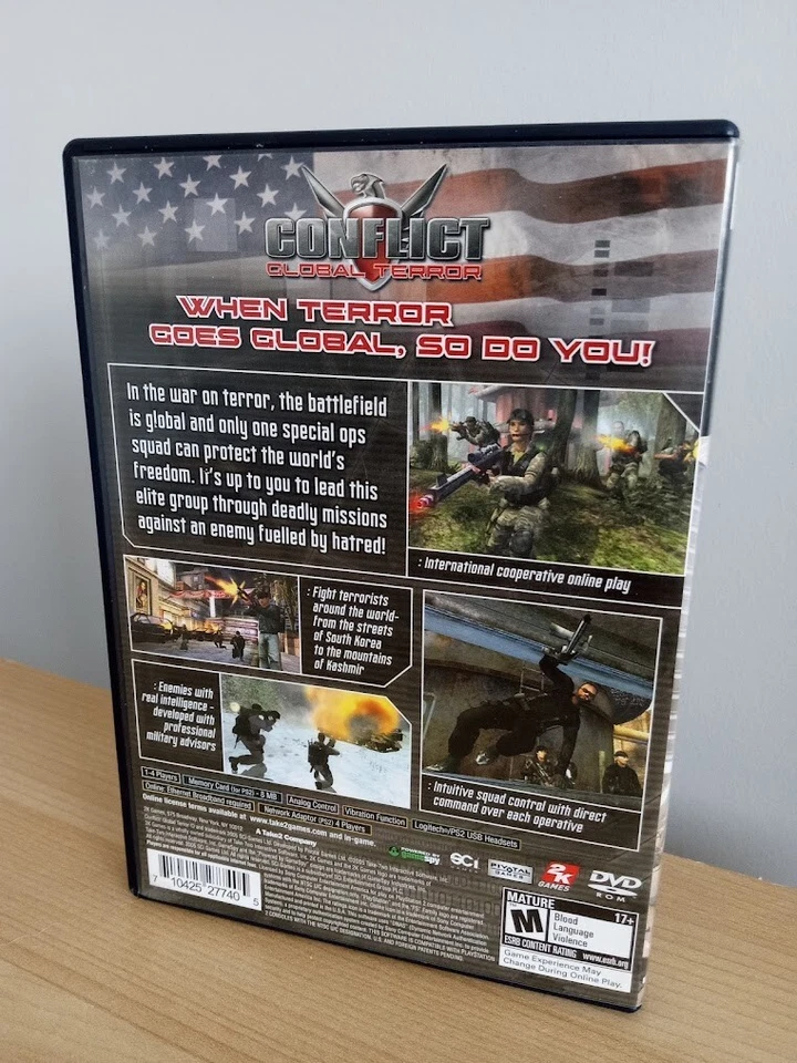 Conflict: Global Terror (PlayStation 2 PS2) CIB Complete W/ Manual Video Game - Image 2 of 4