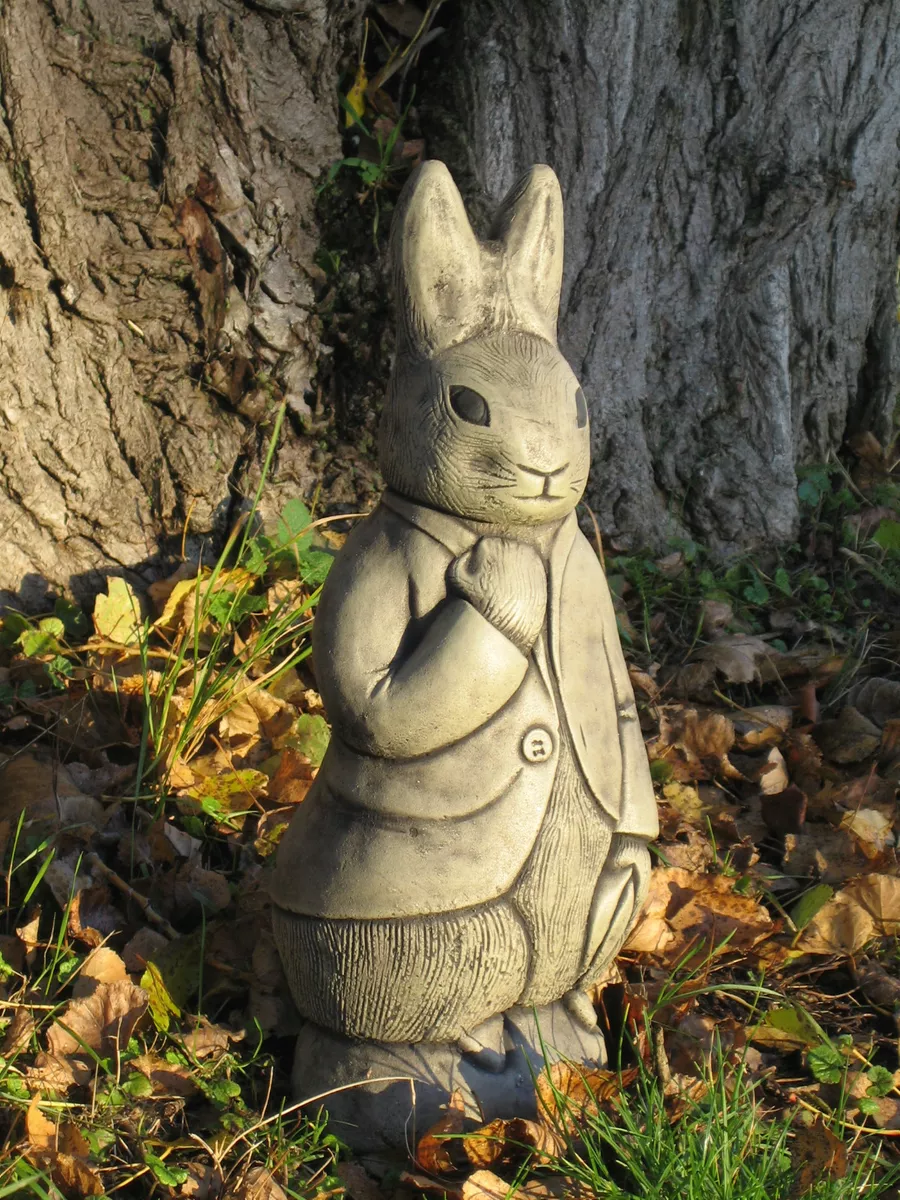 Peter rabbit Beatrix Potter Stone Garden Ornament