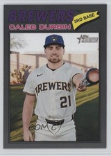 2026 Topps Heritage Dark Gray Border Caleb Durbin #109 09br