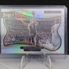 Panini 2025 WNBA Select Silver Snapshots Prizm Breanna Stewart Liberty #23
