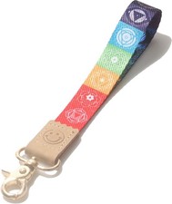 DQL 7 Chakras for protection Evil Eye and Good Luck Healing key chain, hand w...