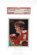 1987 O-PEE-CHEE #72 AL MacINNIS GEM MT PSA 10
