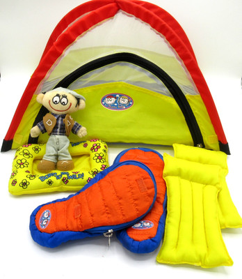 Vintage 2002 DANNY FIRST Born To Hike Camping Set Toy Playground Enterprises