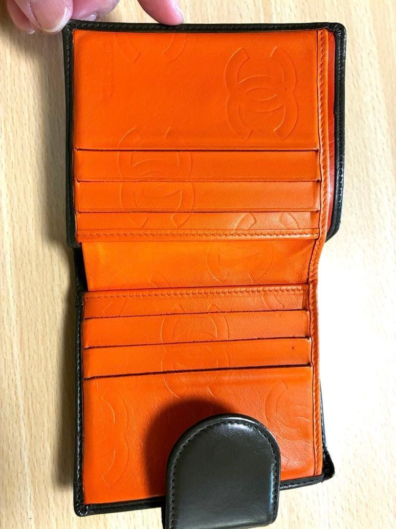 CHANEL Cambon Python Wallet Olive Green Rare Colo… - image 7