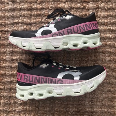 On Running Cloudmonster Hyper Men s Size 13 Black Pink EUC